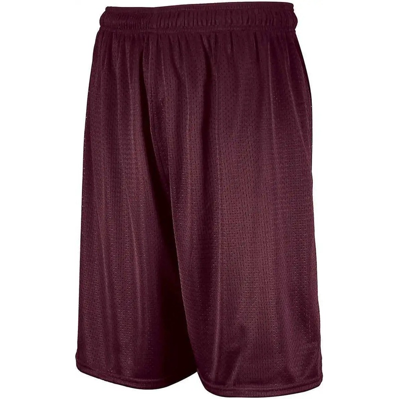 Russell 659AFM Dri-Power Mesh Shorts – Maroon