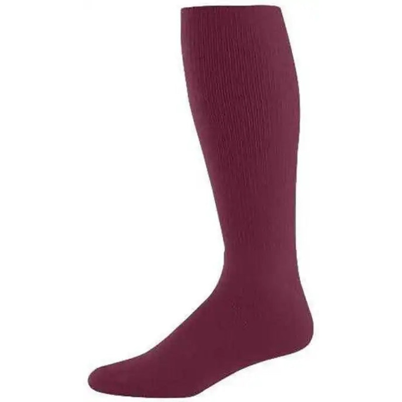 High Five 328030 Athletic Knee High Socks – Maroon HLW