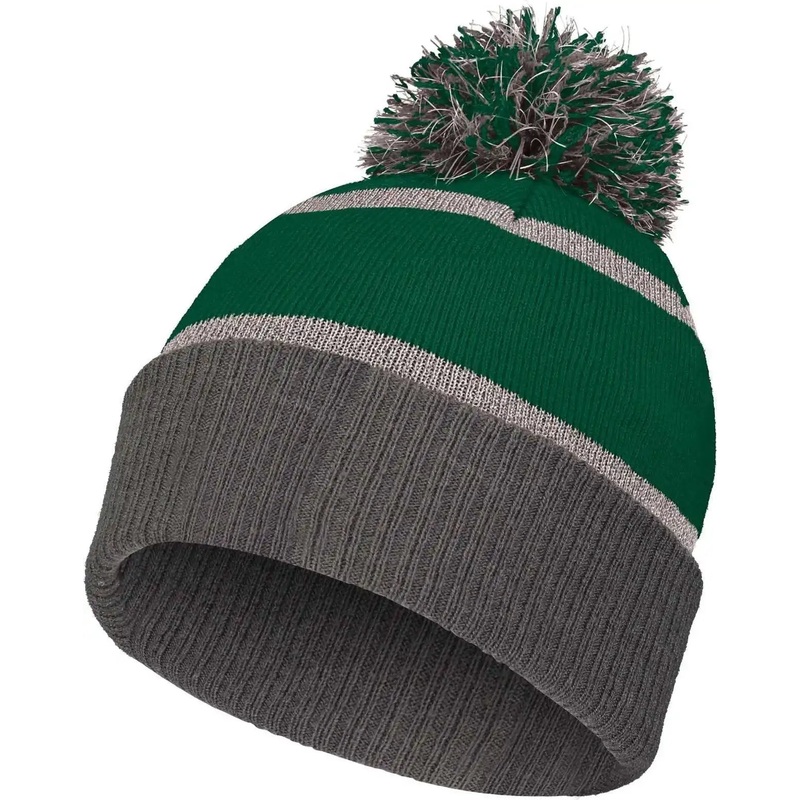 Holloway 223816 Reflective Beanie with Cuff – Forest Carbon