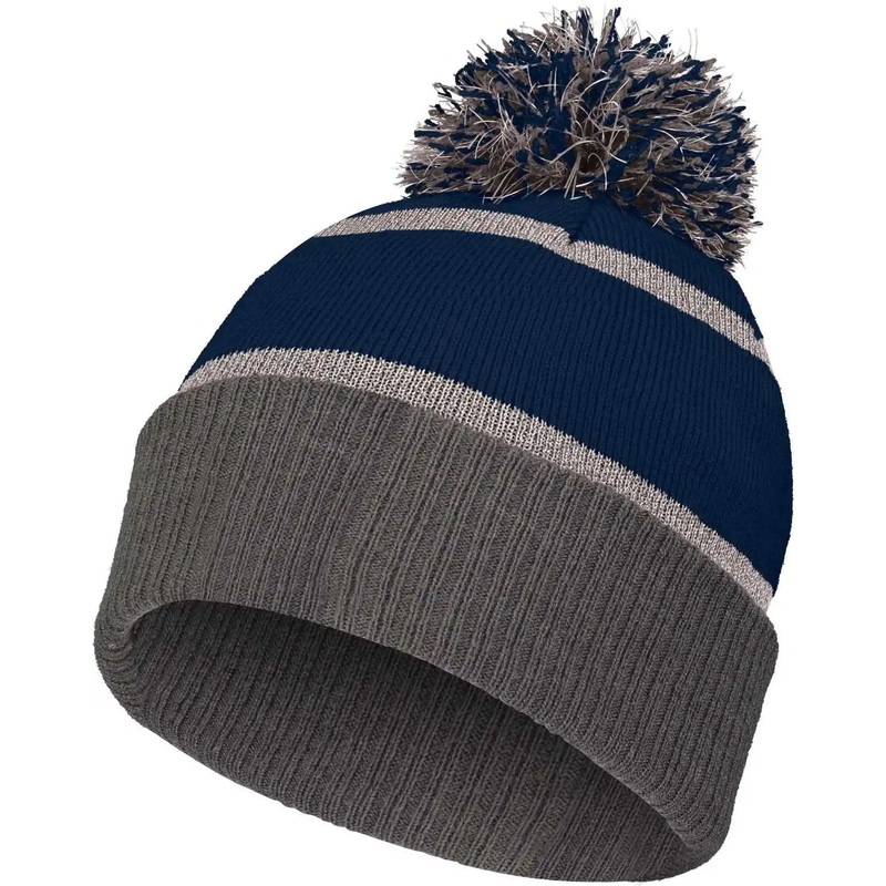 Holloway 223816 Reflective Beanie with Cuff – Navy Carbon