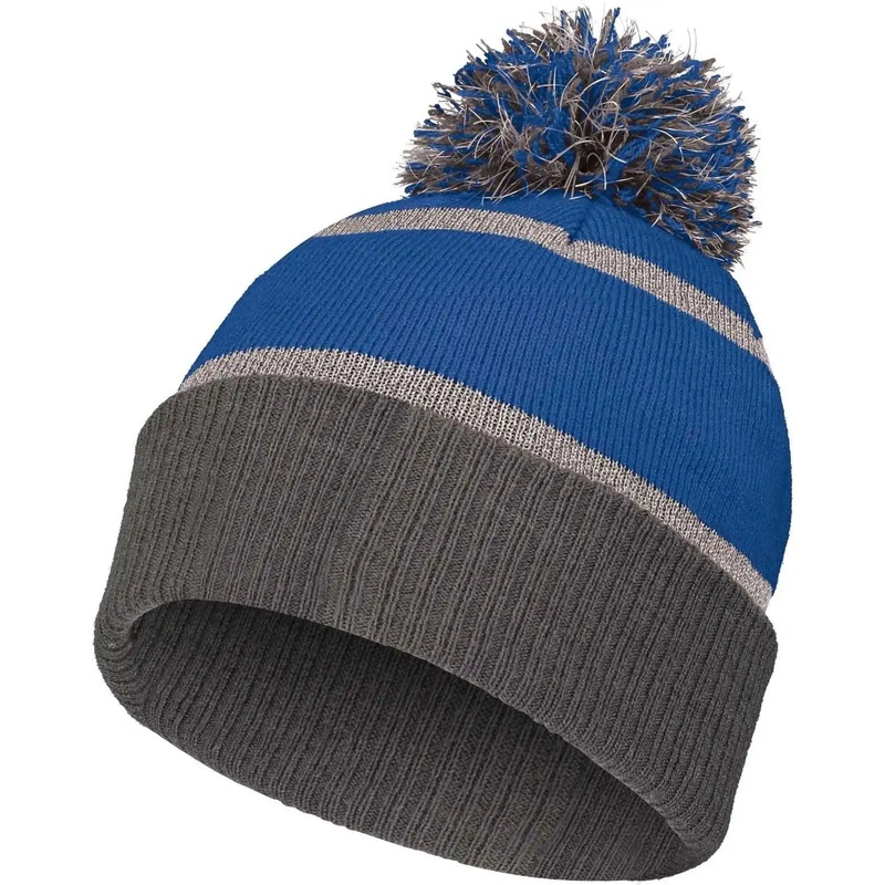 Holloway 223816 Reflective Beanie with Cuff – Royal Carbon