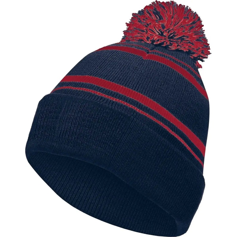 Holloway 223860 Homecoming Beanie with Cuff – Navy Scarlet