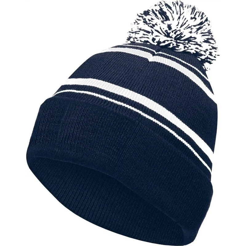 Holloway 223860 Homecoming Beanie with Cuff – Navy White