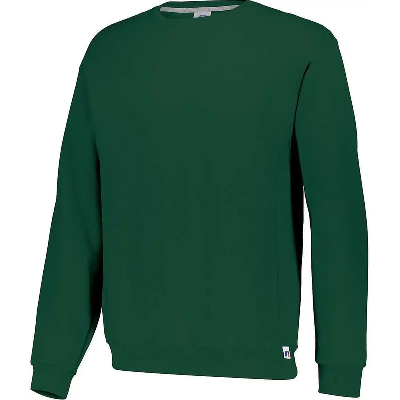 Russell 698HBM Dri-Power  Fleece Crew Sweatshirt – Dark Green