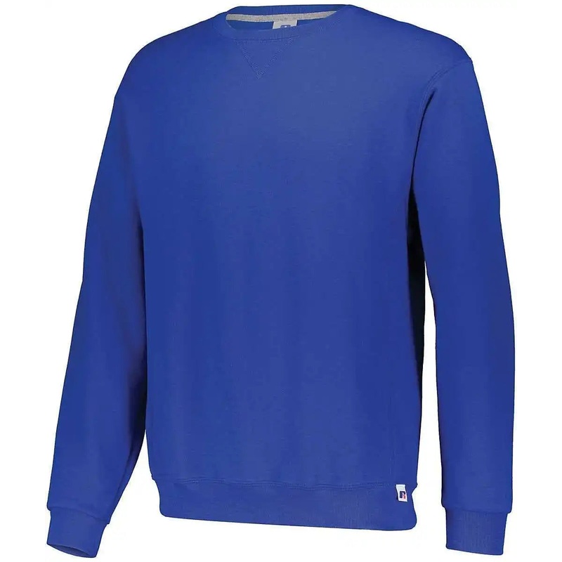 Russell 698HBM Dri-Power  Fleece Crew Sweatshirt – Royal