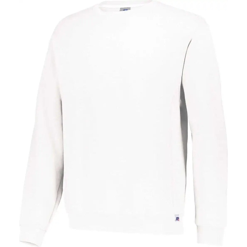 Russell 698HBM Dri-Power  Fleece Crew Sweatshirt – White