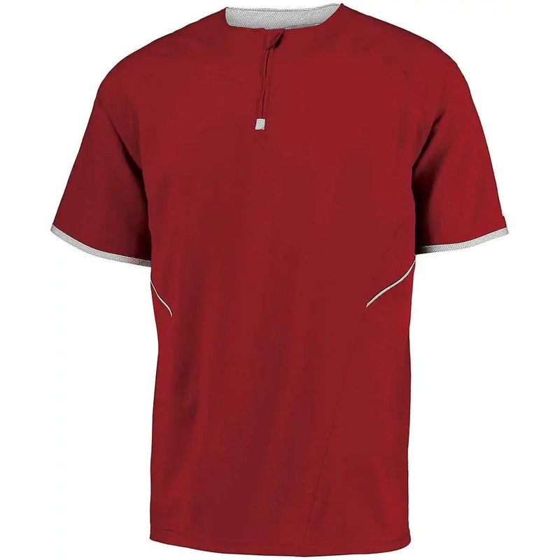 Russell 872RVB Youth Short Sleeve Pullover – True Red White