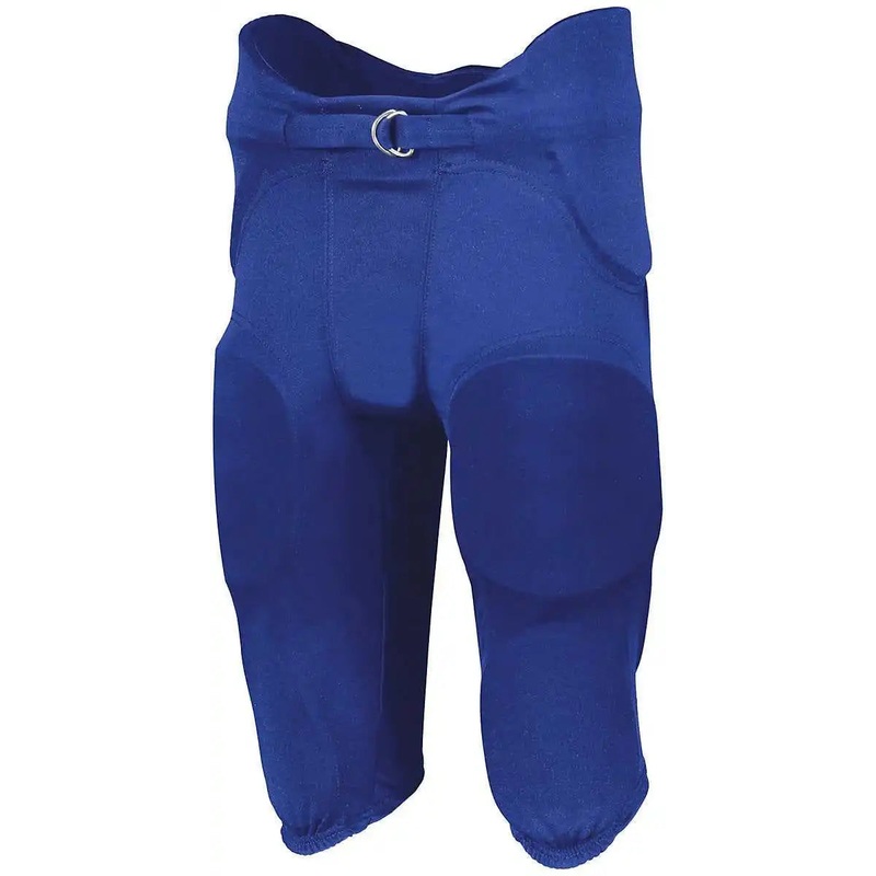 Russell F25PFW Youth Integrated 7-Piece Pad Pant – Royal