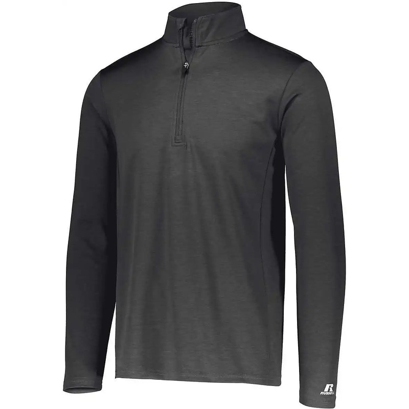 Russell QZ7EAM Dri-Power Lightweight 1 4 Zip Pullover – Stealth