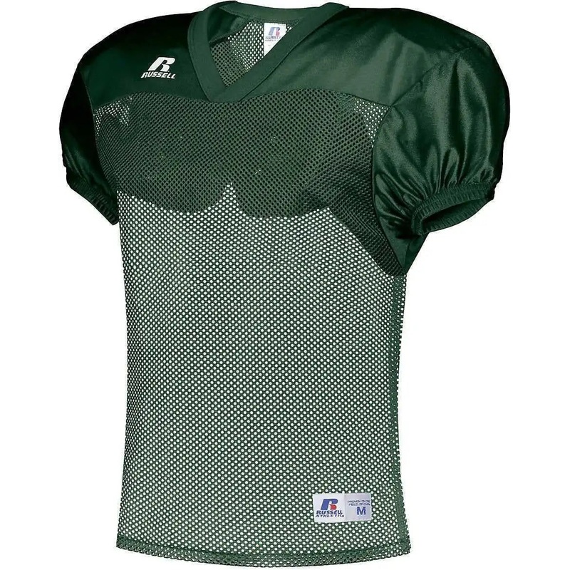 Russell S096BM Stock Practice Jersey – Dark Green