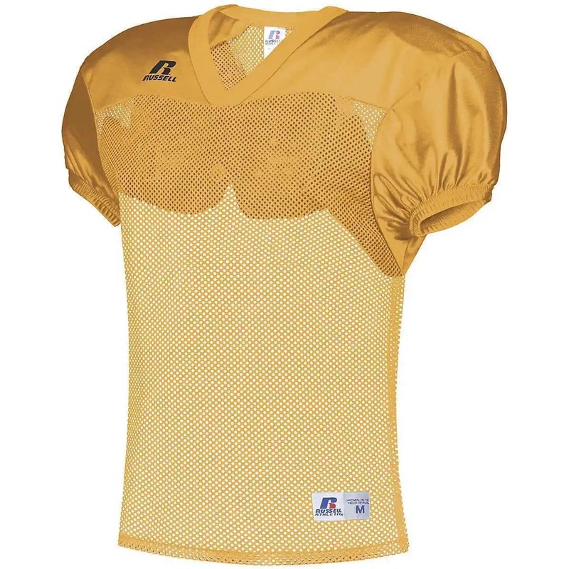Russell S096BM Stock Practice Jersey – Gold