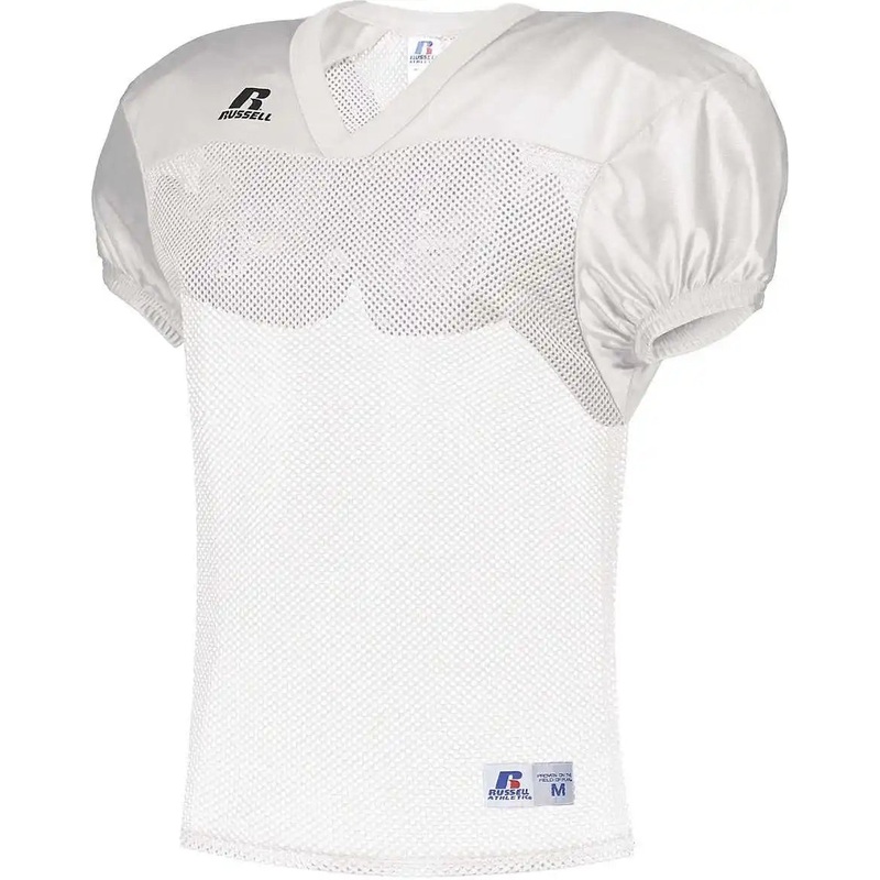 Russell S096BM Stock Practice Jersey – White