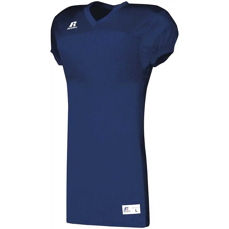 Russell S8623M Solid Jersey With Side Inserts – Navy