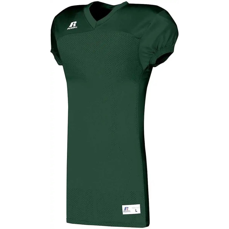 Russell S8623W Youth Solid Jersey With Side Inserts – Dark Green
