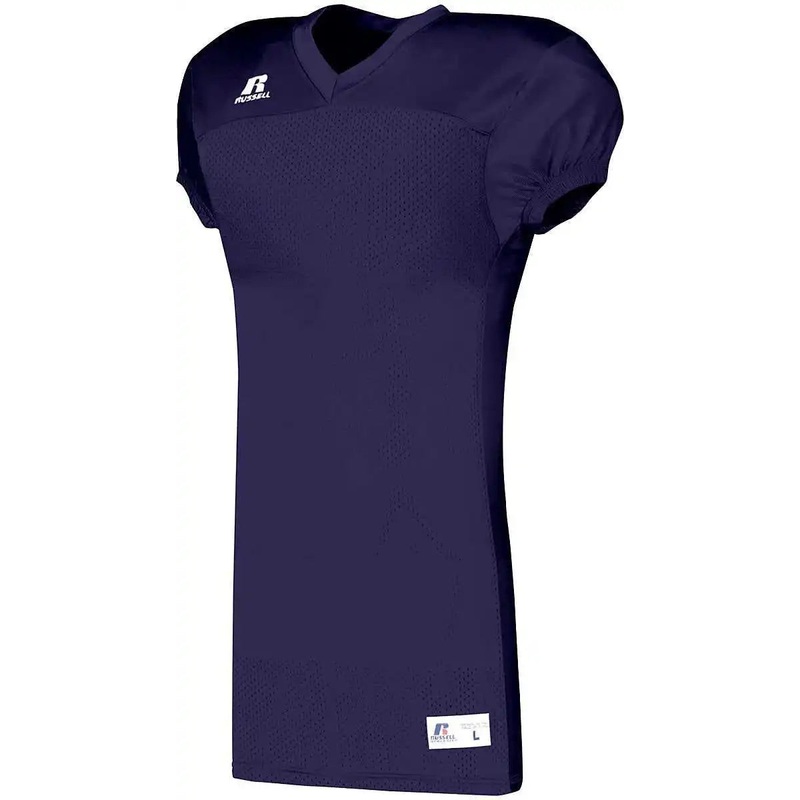 Russell S8623W Youth Solid Jersey With Side Inserts – Purple