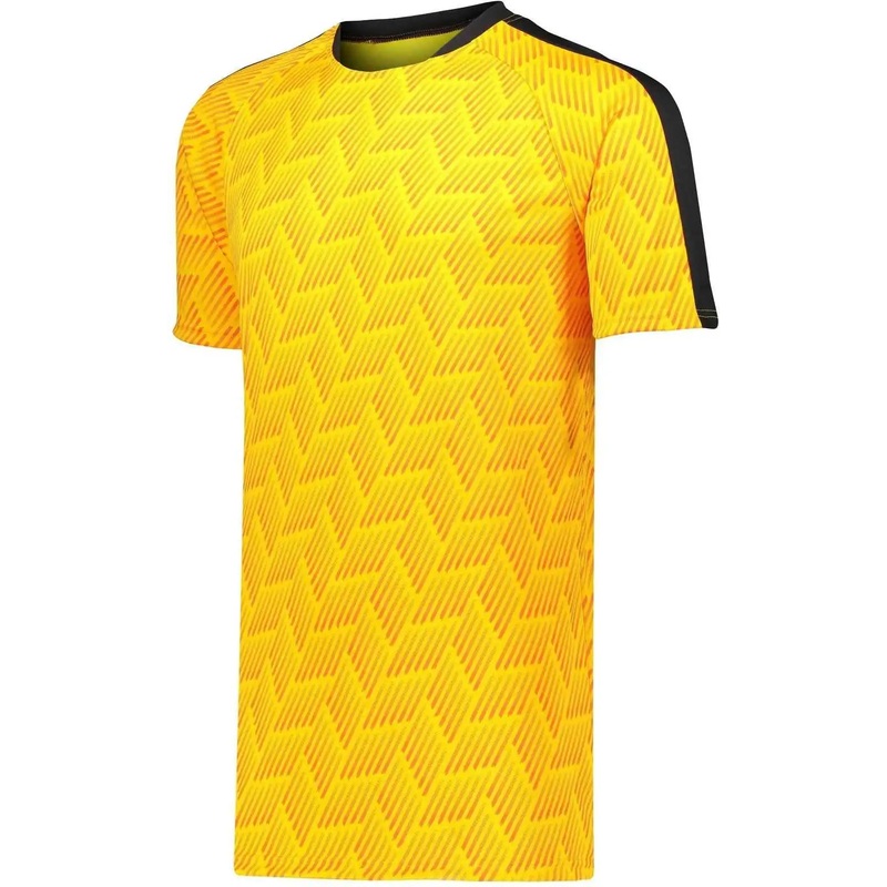 High Five 322980 Hypervolt Jersey – Power Yellow Print Black
