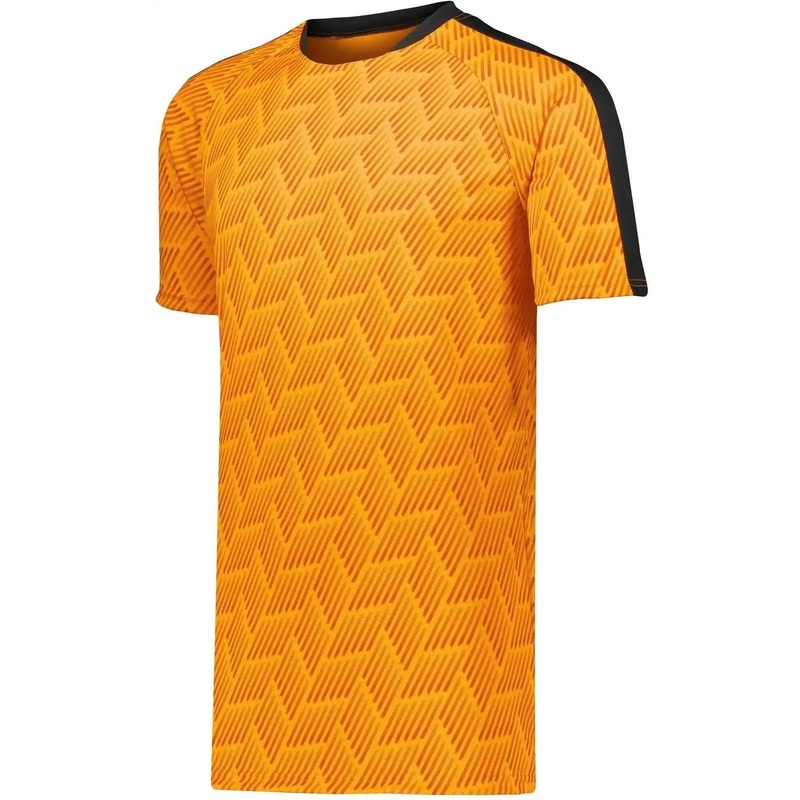 High Five 322981 Youth Hypervolt Jersey – Athletic Gold Print Black