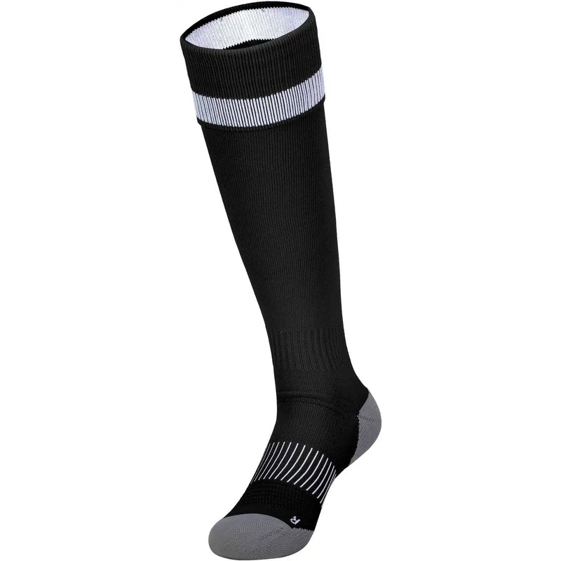 High Five 329120 Impact+ Soccer Sock – Black White Graphite