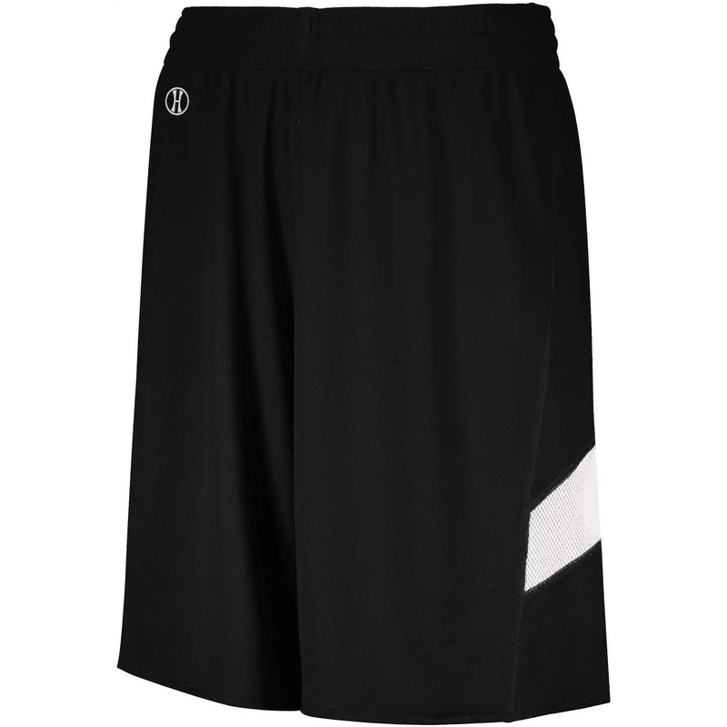 Holloway 224079 Dual-Side Single Ply Shorts – Black White