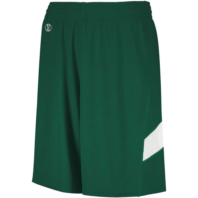 Holloway 224079 Dual-Side Single Ply Shorts – Forest White