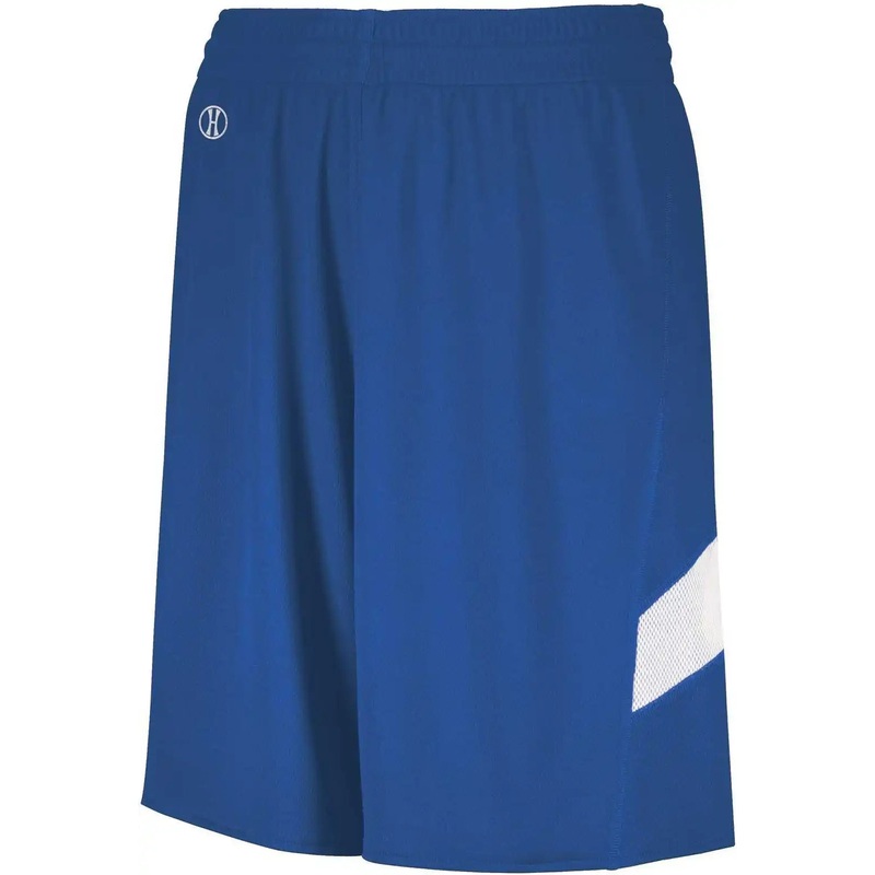 Holloway 224079 Dual-Side Single Ply Shorts – Royal White