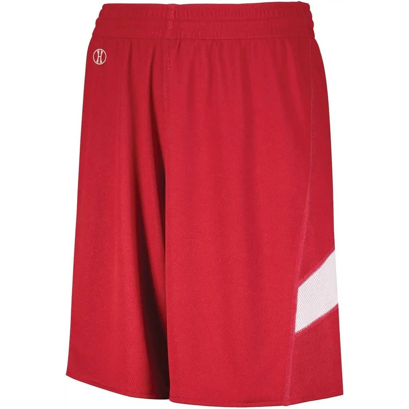 Holloway 224079 Dual-Side Single Ply Shorts – Scarlet White