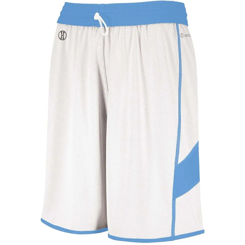 Holloway 224079 Dual-Side Single Ply Shorts – University Blue White