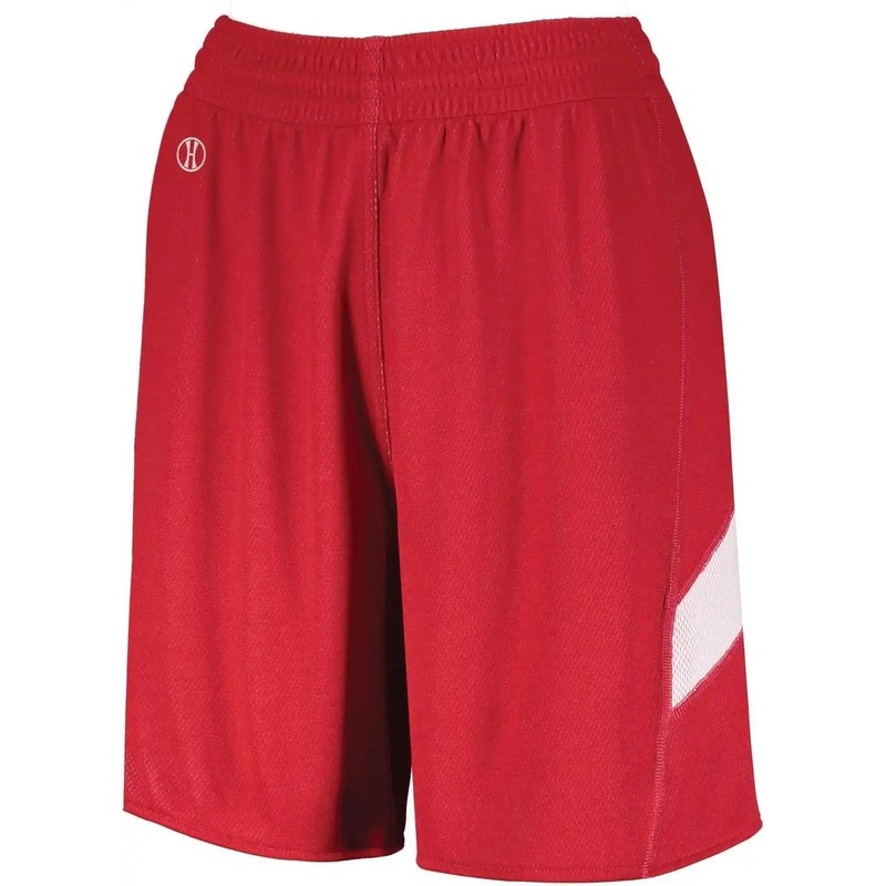 Holloway 224379 Ladies Dual-Side Single Ply Shorts – Scarlet White