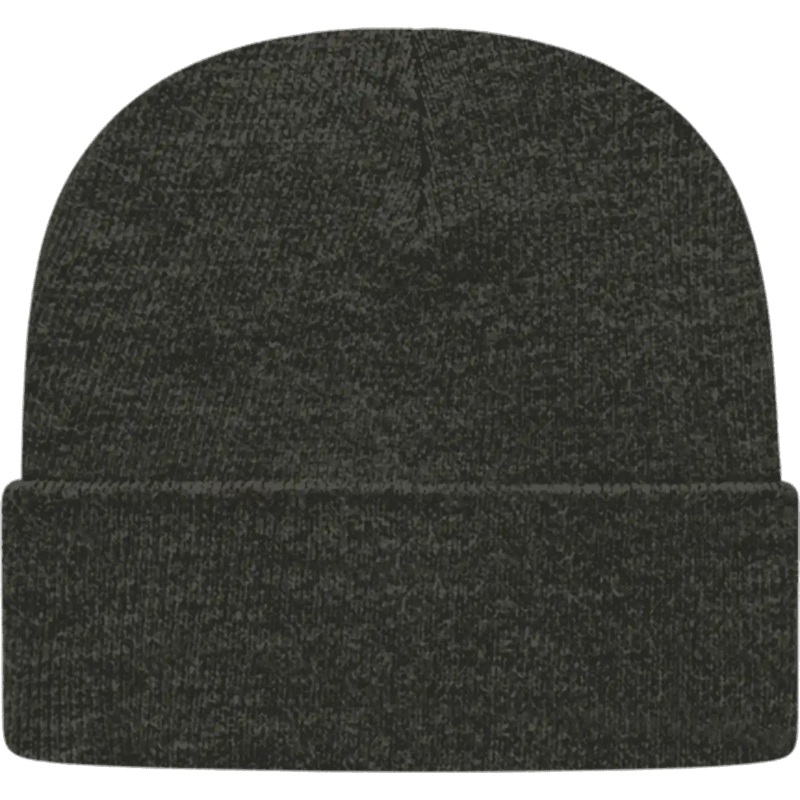 Cap America TKN24 USA Made Knit Cap with Cuff Beanie – Dark Heather