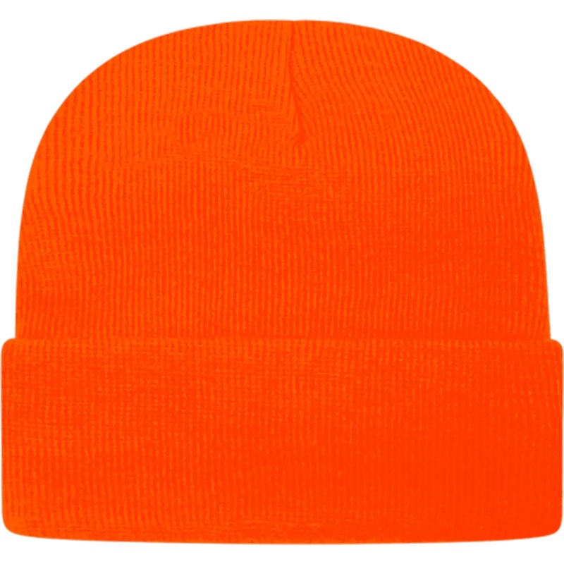 Cap America TKN24 USA Made Knit Cap with Cuff Beanie – Neon Blaze