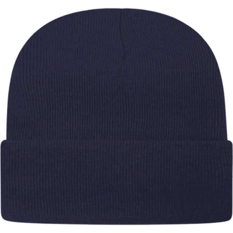 Cap America TKN24 USA Made Knit Cap with Cuff Beanie – True Navy
