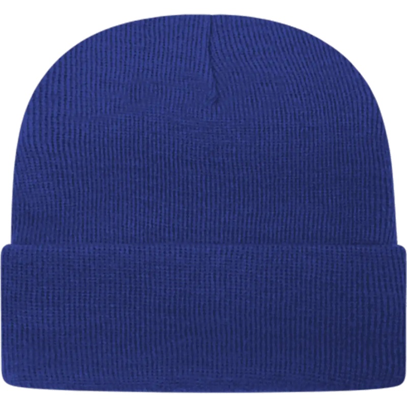 Cap America TKN24 USA Made Knit Cap with Cuff Beanie – True Royal