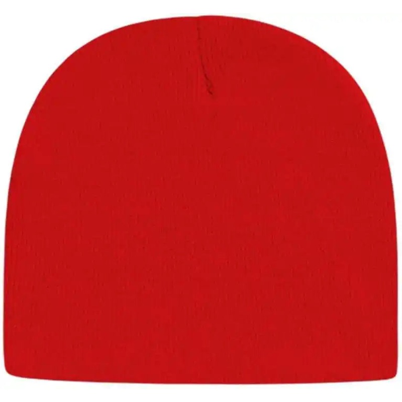 Cap America TKN28 USA Made Knit Beanie – True Red