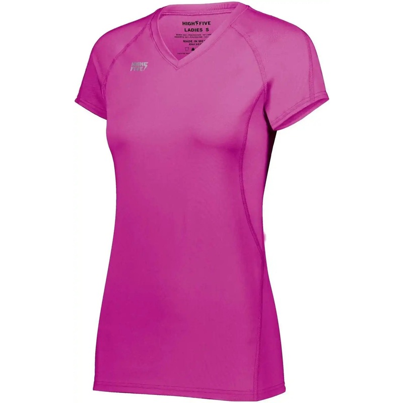 High Five 342222 Ladies Truhit Short Sleeve Jersey – Power Pink