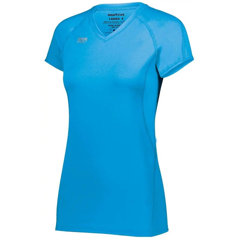 High Five 342223 Girls Truhit Short Sleeve Jersey – Power Blue
