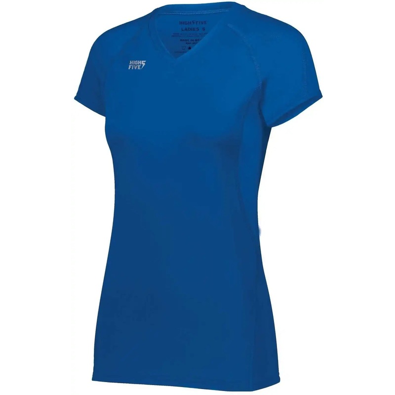 High Five 342223 Girls Truhit Short Sleeve Jersey – Royal
