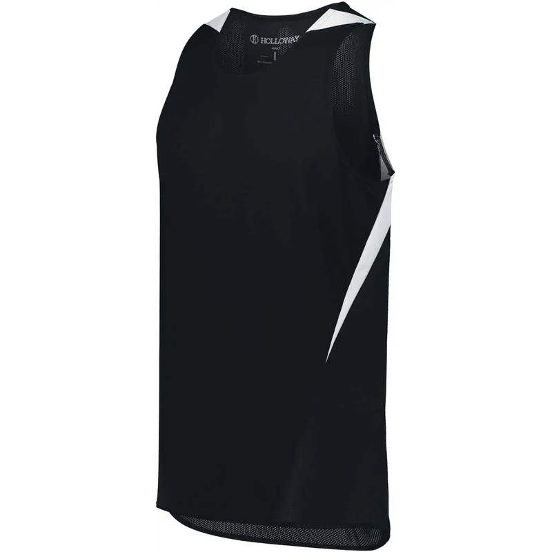 Holloway 221035 Pr Max Track Jersey – Black White