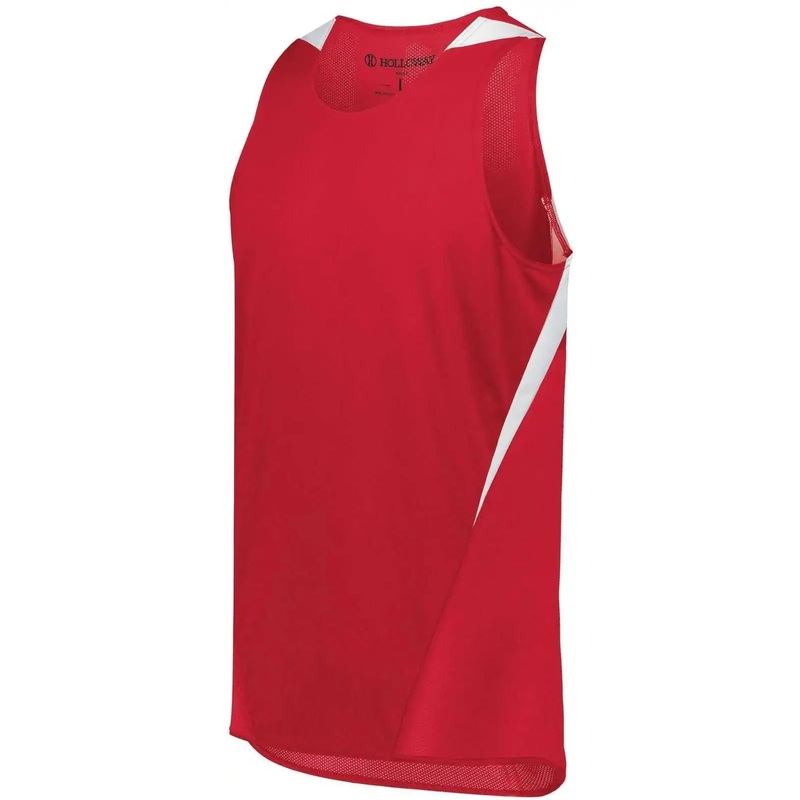 Holloway 221035 Pr Max Track Jersey – Scarlet White
