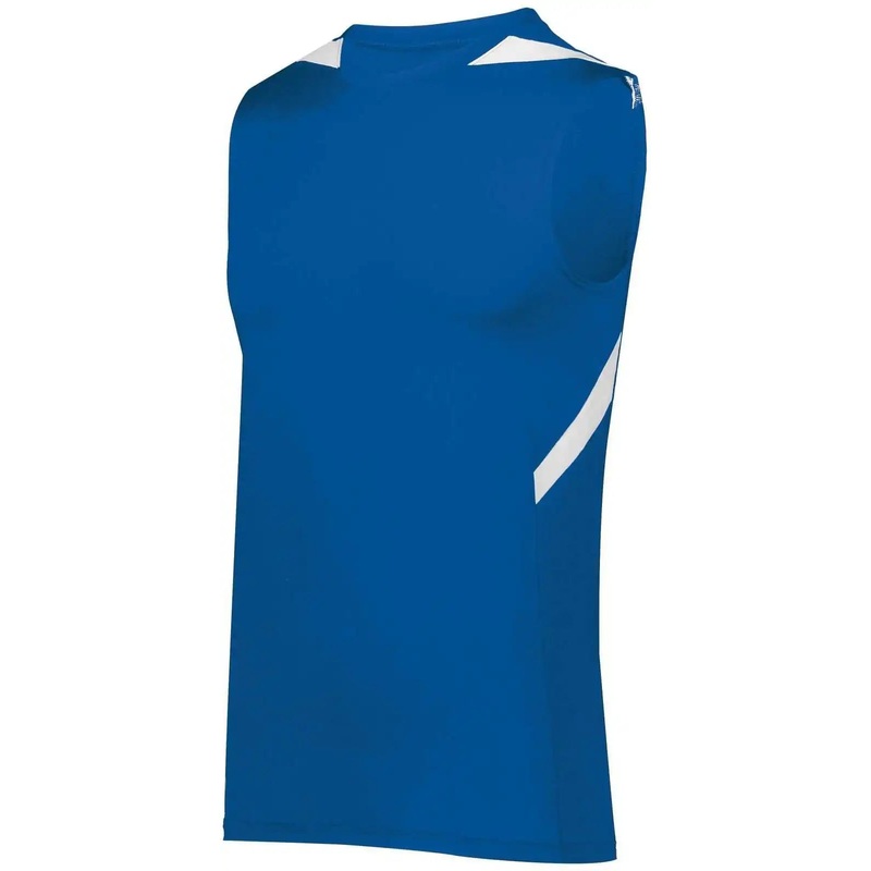 Holloway 221037 Pr Max Compression Jersey – Royal White