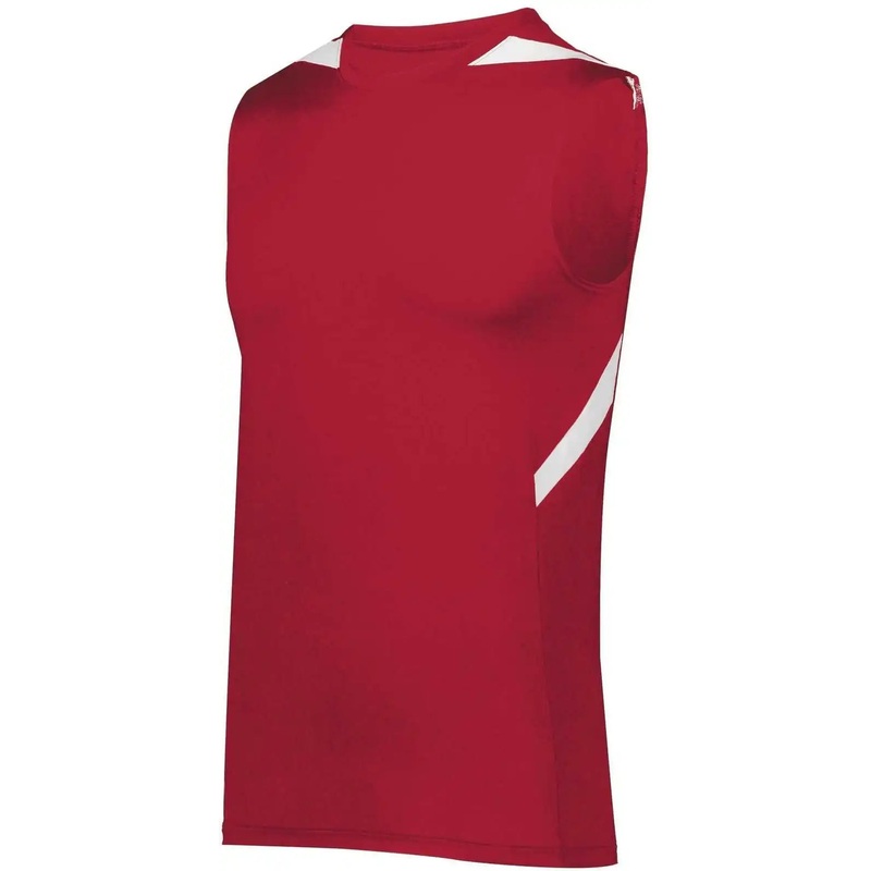 Holloway 221037 Pr Max Compression Jersey – Scarlet White