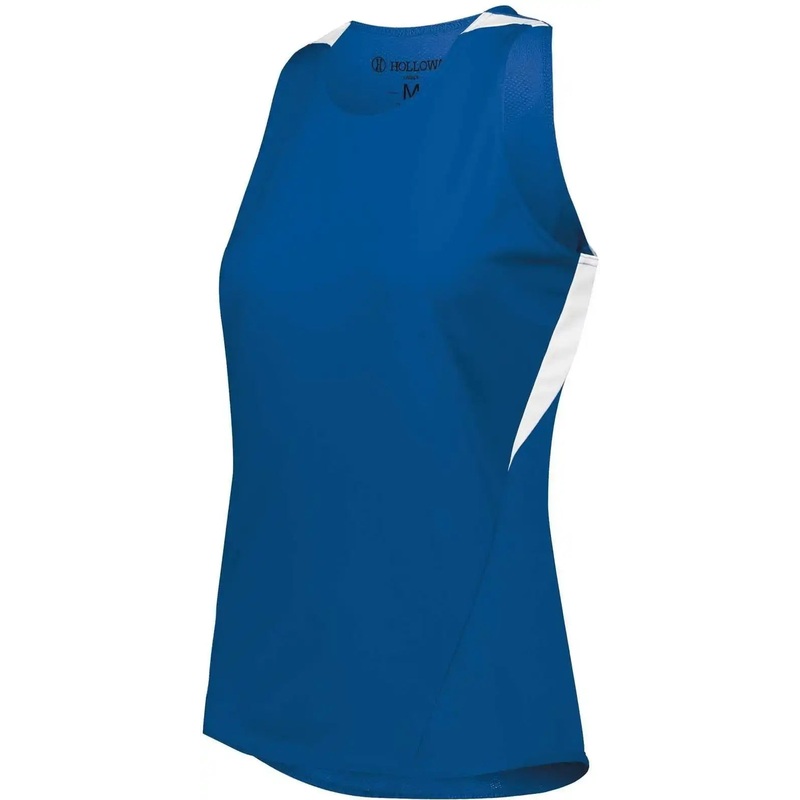 Holloway 221335 Ladies Pr Max Track Jersey – Royal White