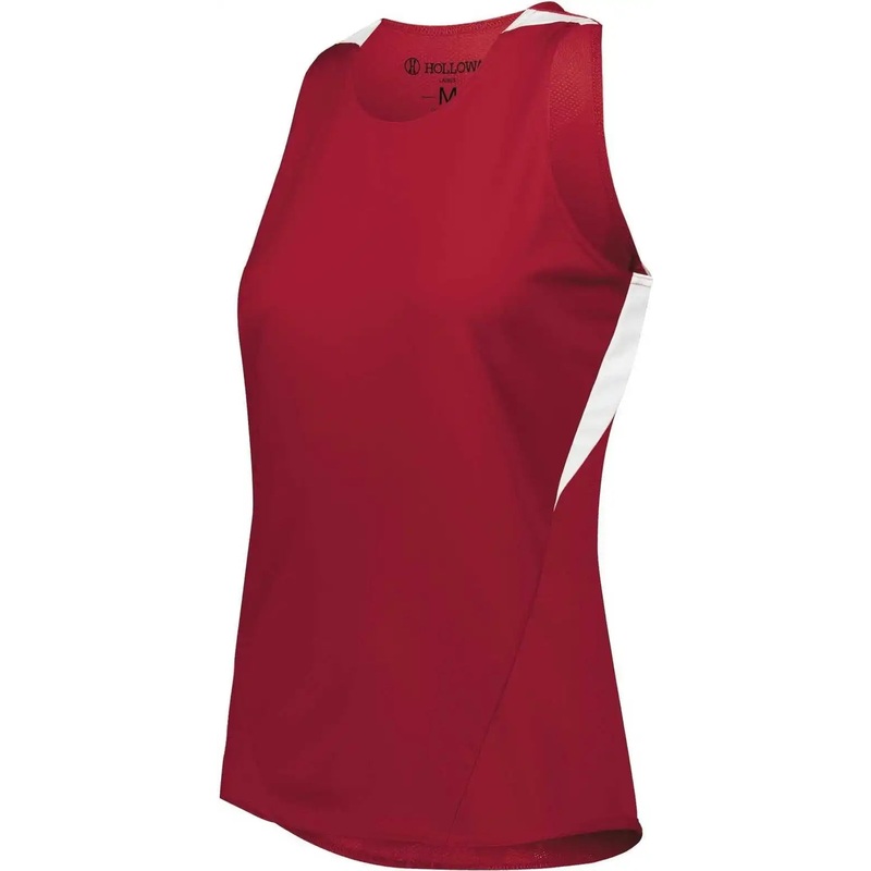 Holloway 221335 Ladies Pr Max Track Jersey – Scarlet White