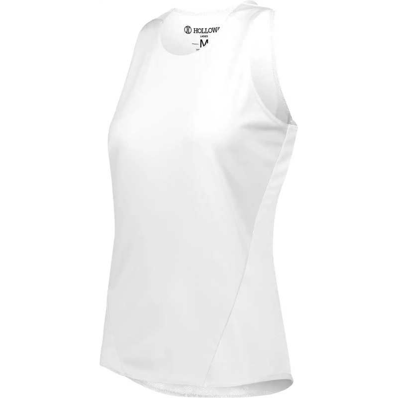 Holloway 221335 Ladies Pr Max Track Jersey – White White