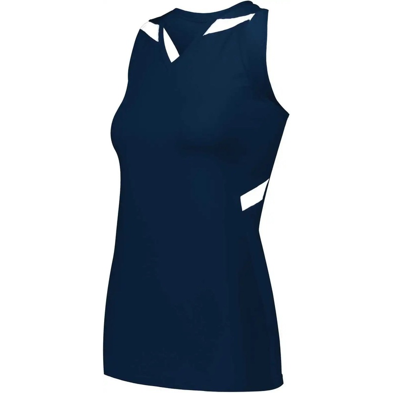 Holloway 221337 Ladies Pr Max Compression Jersey – Navy White
