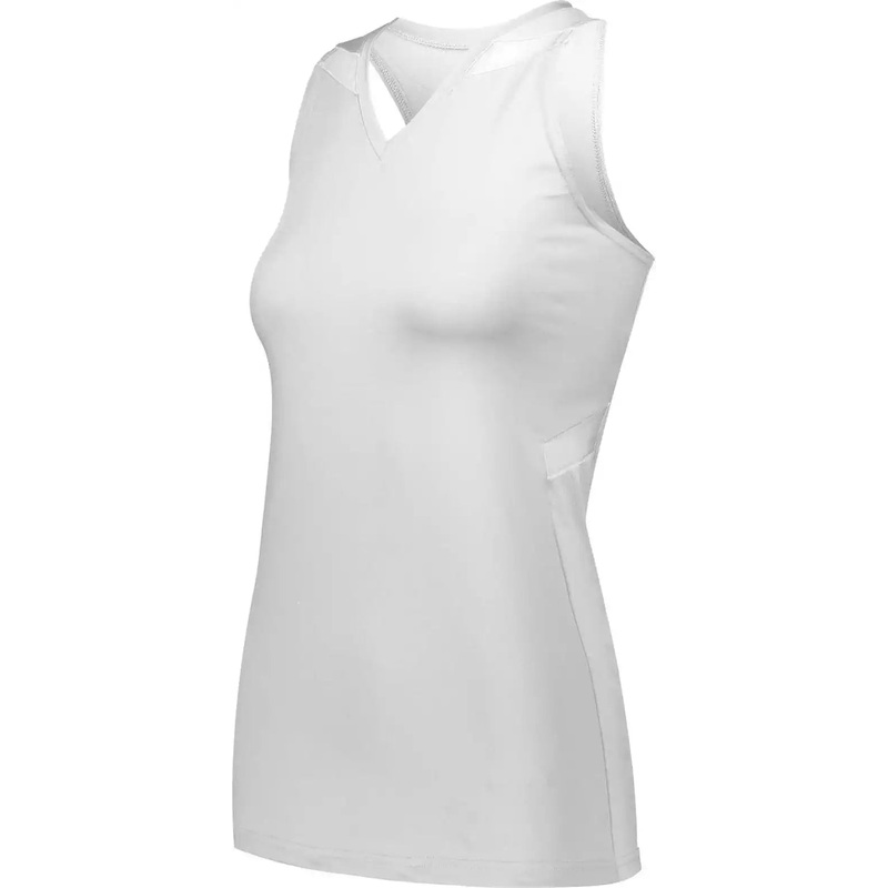 Holloway 221337 Ladies Pr Max Compression Jersey – White White