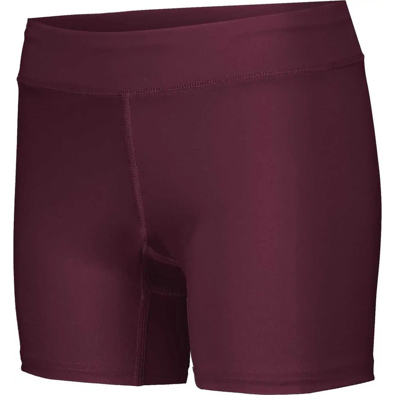 Holloway 221338 Ladies Pr Max Compression Shorts – Maroon