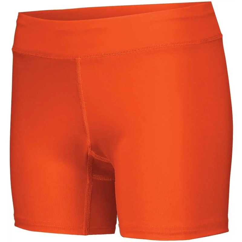 Holloway 221338 Ladies Pr Max Compression Shorts – Orange