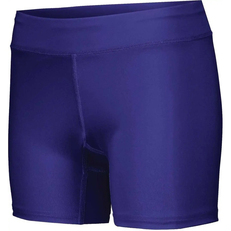 Holloway 221338 Ladies Pr Max Compression Shorts – Purple