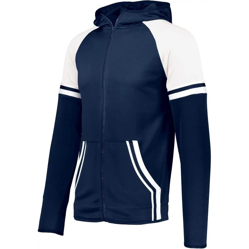 Holloway 229661 Youth Retro Grade Jacket – Navy White