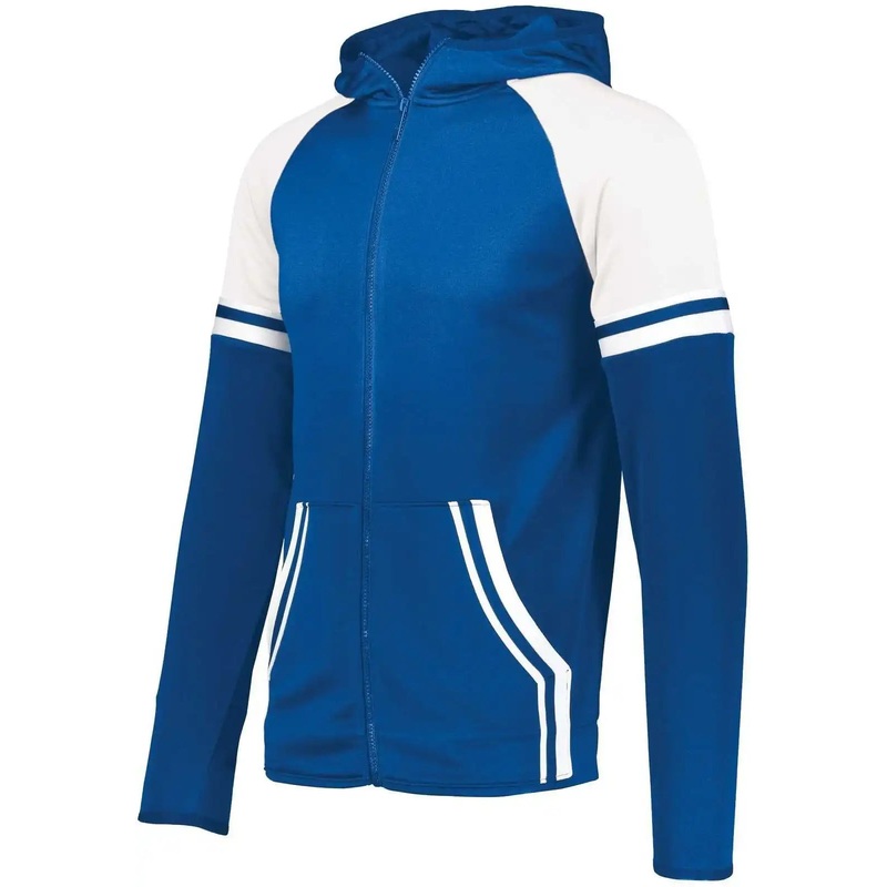 Holloway 229661 Youth Retro Grade Jacket – Royal White